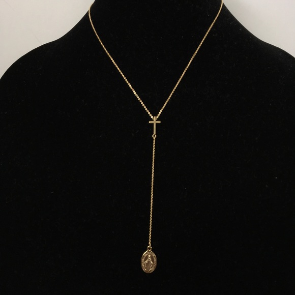 Jewelry - Jesus Gold Cross Necklace